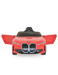 Акумулаторна кола BMW i4 червен 2