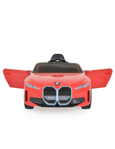 Акумулаторна кола BMW i4 червен