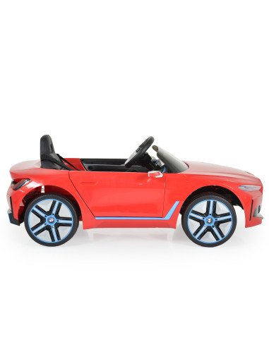 Акумулаторна кола BMW i4 червен