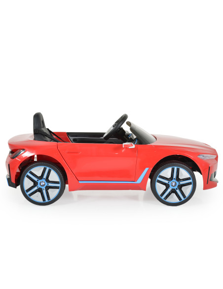 Акумулаторна кола BMW i4 червен