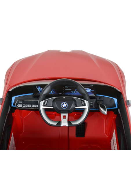 Акумулаторна кола BMW i4 червен