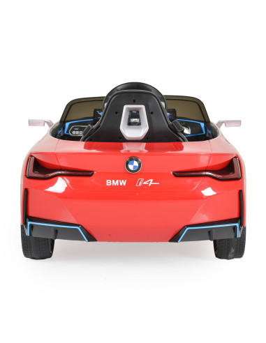 Акумулаторна кола BMW i4 червен