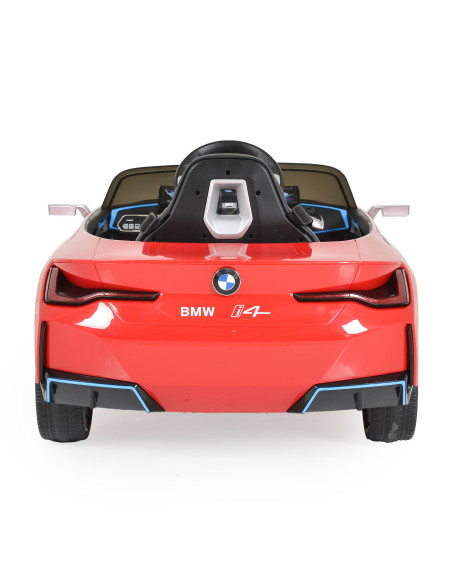 Акумулаторна кола BMW i4 червен