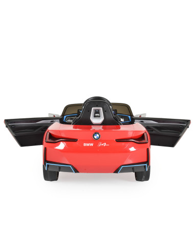 Акумулаторна кола BMW i4 червен