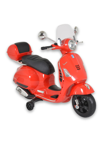 Акумулаторен мотор 801 Vespa GTS Super червен