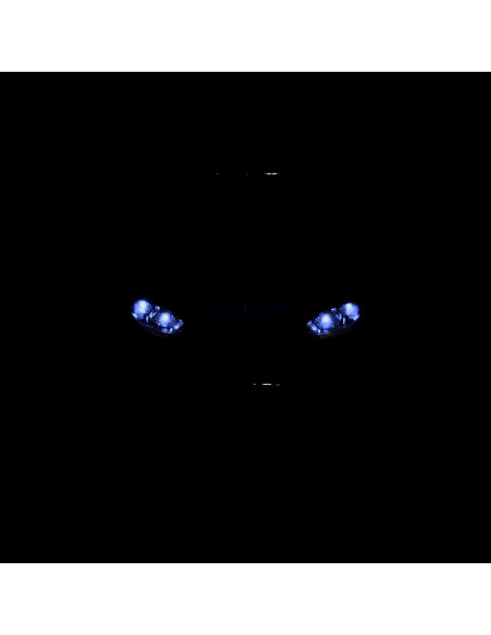 Акумулаторен джип 5588 Fast utv син металик