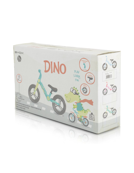 Велосипед балансиращ Dino розов