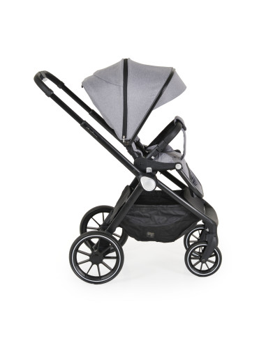 Комбинирана детска количка Christiano 3в1 сив