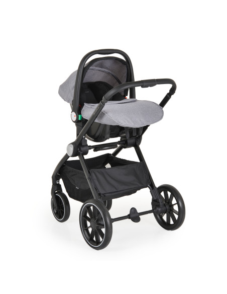 Комбинирана детска количка Christiano 3в1 сив