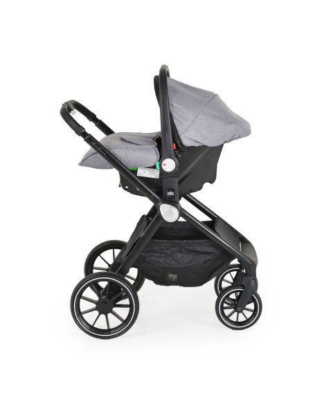 Комбинирана детска количка Christiano 3в1 сив