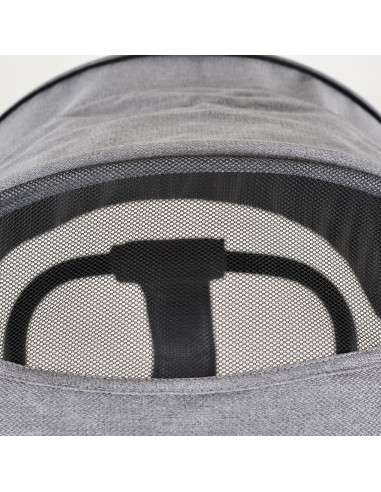 Комбинирана детска количка Christiano 3в1 сив