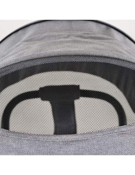 Комбинирана детска количка Christiano 3в1 сив