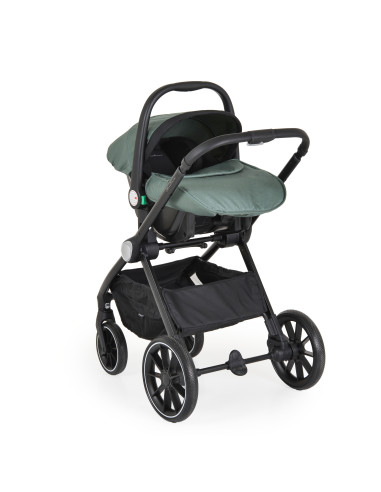 Комбинирана детска количка Christiano 3в1 зелен