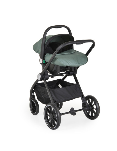 Комбинирана детска количка Christiano 3в1 зелен