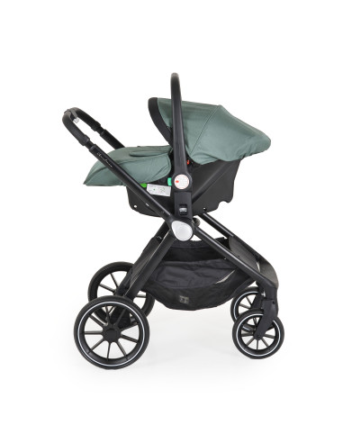 Комбинирана детска количка Christiano 3в1 зелен
