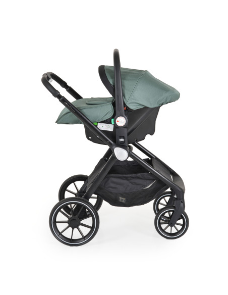 Комбинирана детска количка Christiano 3в1 зелен