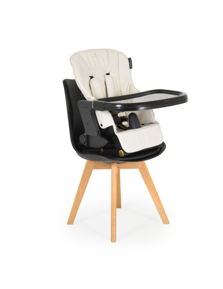 Детски стол за хранене Tiramisu 2 в 1 бежов