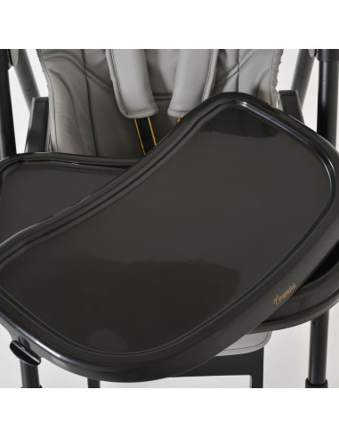 Детски стол за хранене Tiramisu 2 в 1 сив