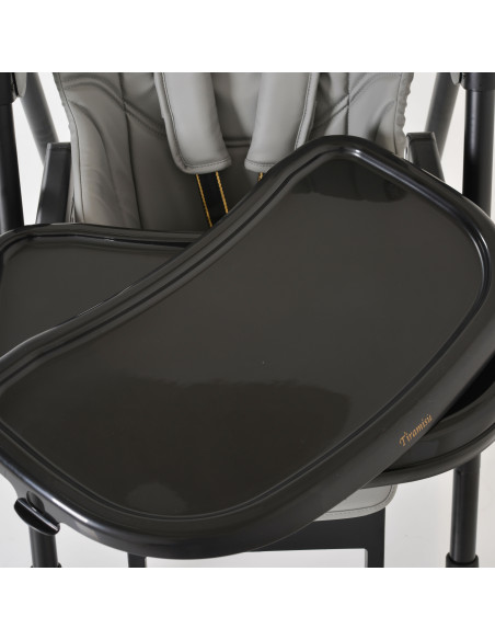 Детски стол за хранене Tiramisu 2 в 1 сив