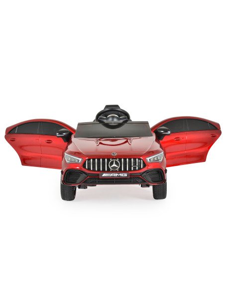 Акумулаторна кола Mercedes-AMG CLA 45 червен-металик