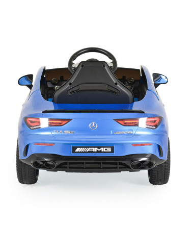 Акумулаторна кола Mercedes-AMG CLA 45 син-металик