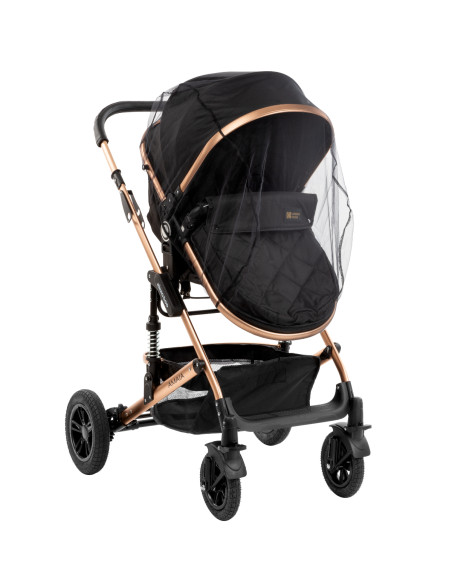 Комарник за количка черен